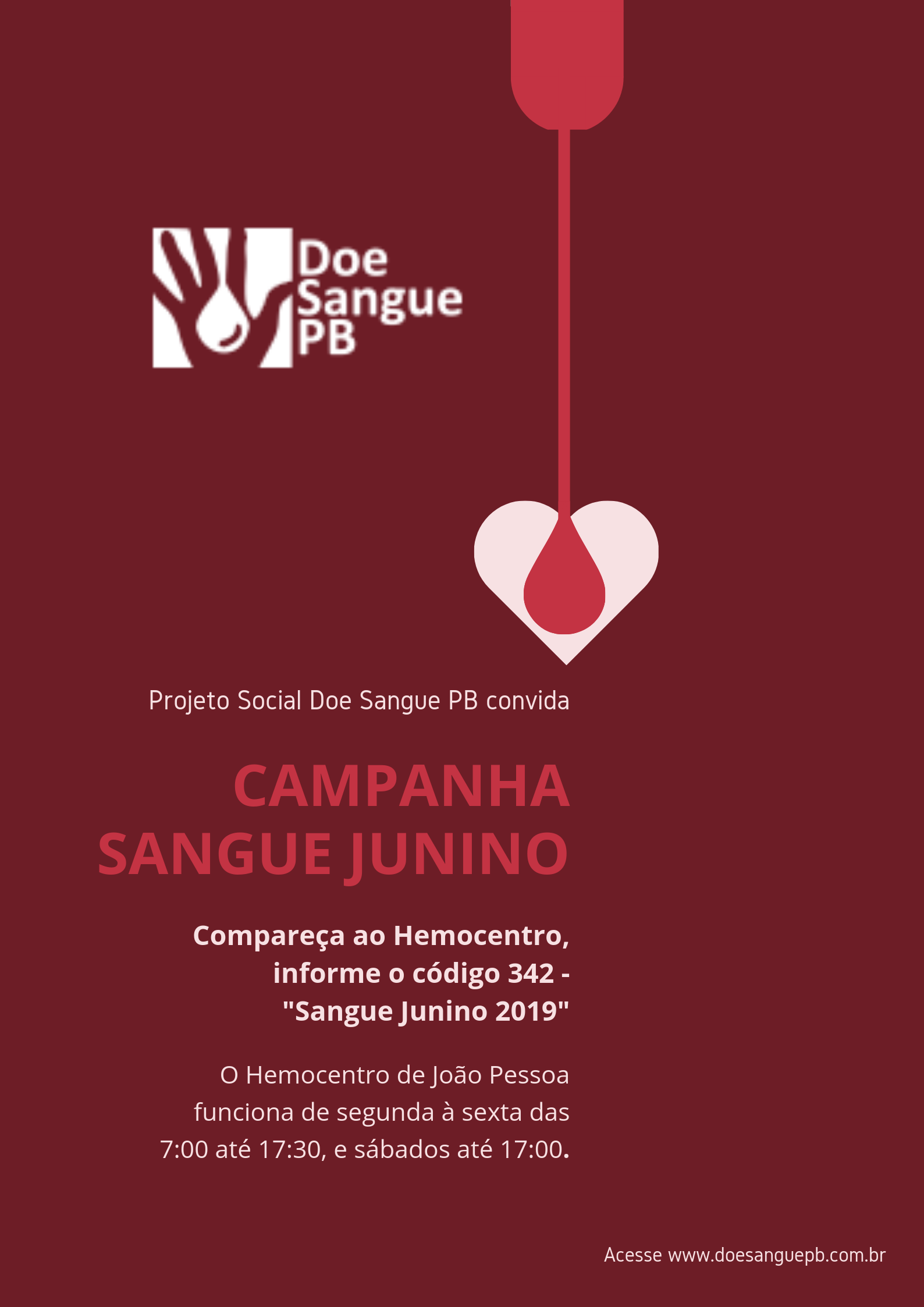 Campanha Sangue Junino 2019